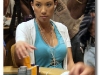 Evelyn Ng Playing Poker