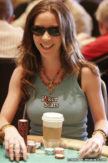 Isabelle Mercier Looking great at the poker tables