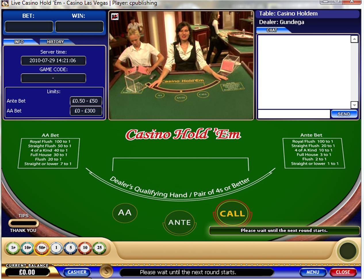 Casino Holdem Live